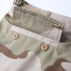 3 colors Camo Button back Pocket